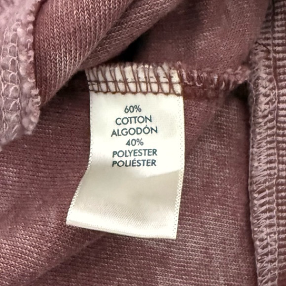 BKE Buckle Multi-Media Raw Hem Distressed Oversized Sweatshirt Women's Small - Picture 11 of 12